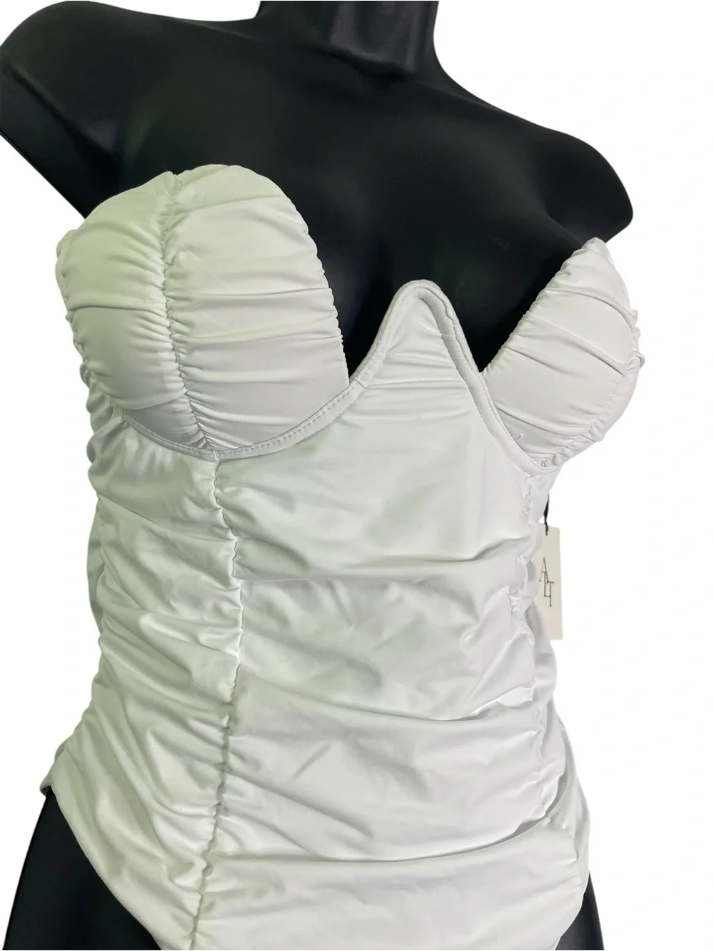 ALT Fleur One Piece - White Swimsuit New Large Bridal